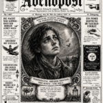 Gedruckte Titelseite mit „Die Fantastische Abendpost“, der Überschrift „Hoffnung am Nordrand der Seele“ und dem Datum Montag, 26. Mai 1897.